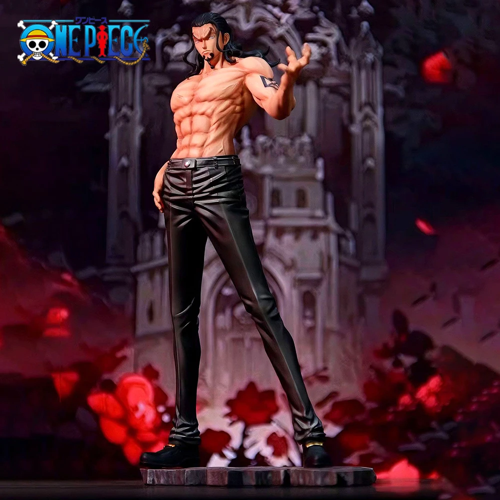 25cm/9,84 Zoll Anime ONE PIECE Figur Rob Lucci Actionfiguren PVC-Statue Desktop-Ornament Sammlermodell Spielzeug Geschenke