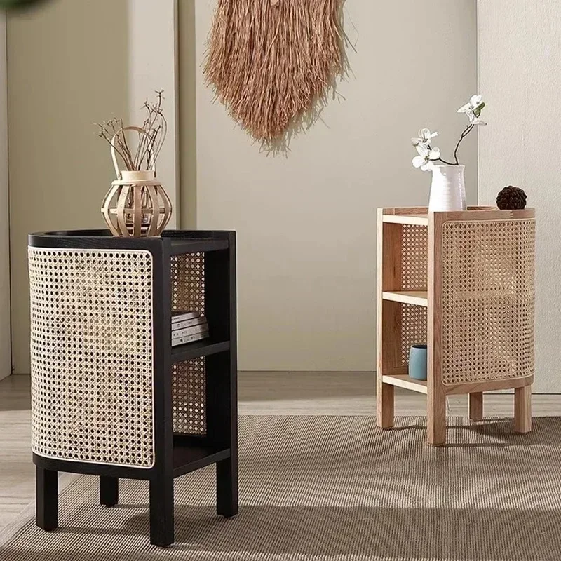 منضدة حديثة إسكندنافية تصميم تخزين طاولة بجانب السرير خشبية مساعدة صغيرة موجزة أثاث منزلي ياباني Mesitas De Noche