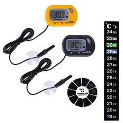 4Type Fish Tank Digital Aquarium Thermometer Temperature Water Meter Aquarium Temp Detector Fish Alarm Pet Supplies Tool Aquatic