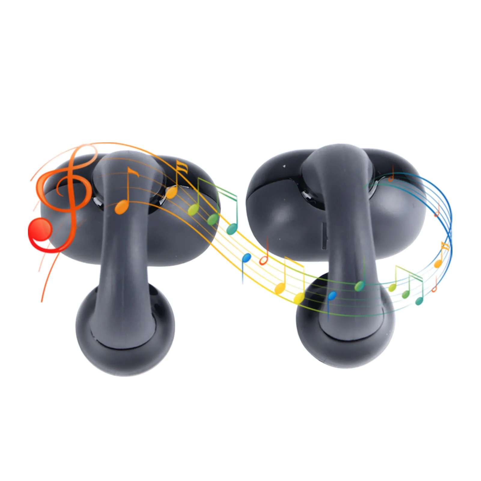 Bone Conduction Headphones Bluetooth 5.3 Stable Connection Lightweight Waterproof Clip On Earbuds 48h Battery Life for Running