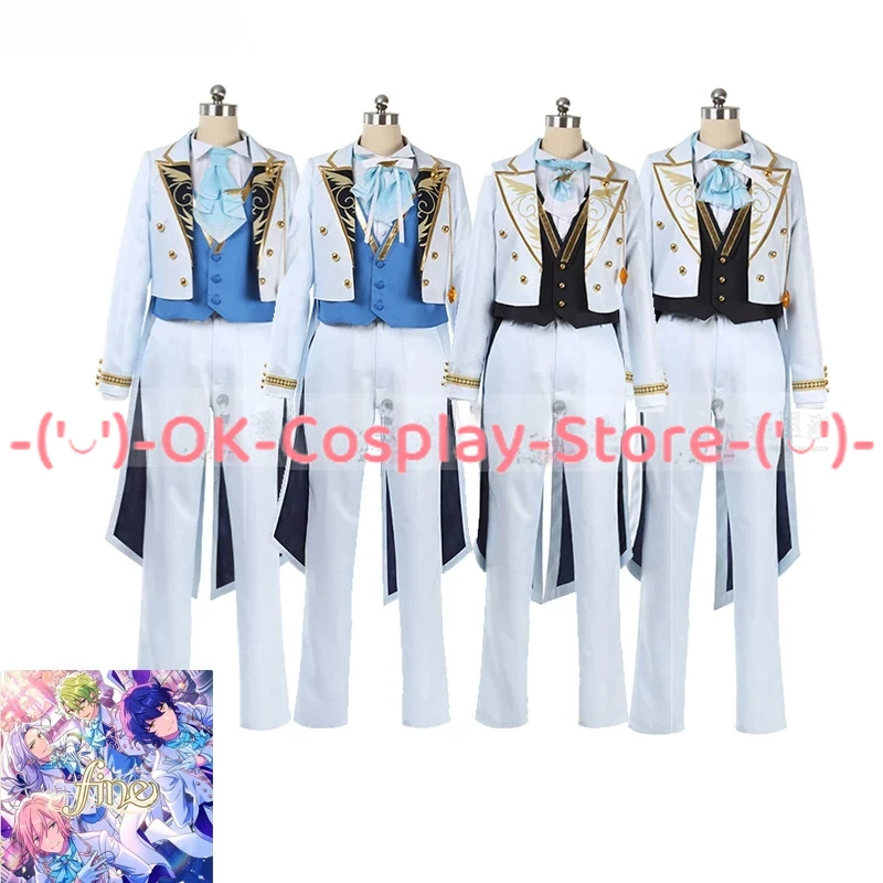 

Game Ensemble Stars Fine Nagisa Ran Aoba Tsumugi Tomoe Hiyori Tenshouin Eichi Cosplay Costume Party Uniforms Suit Custom Made