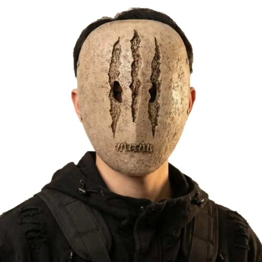 New Halloween Horror Mask, Christmas Resin Mask, Dance Performance Props, Claw Marks, Retro Texture Horror Ornament, Gift