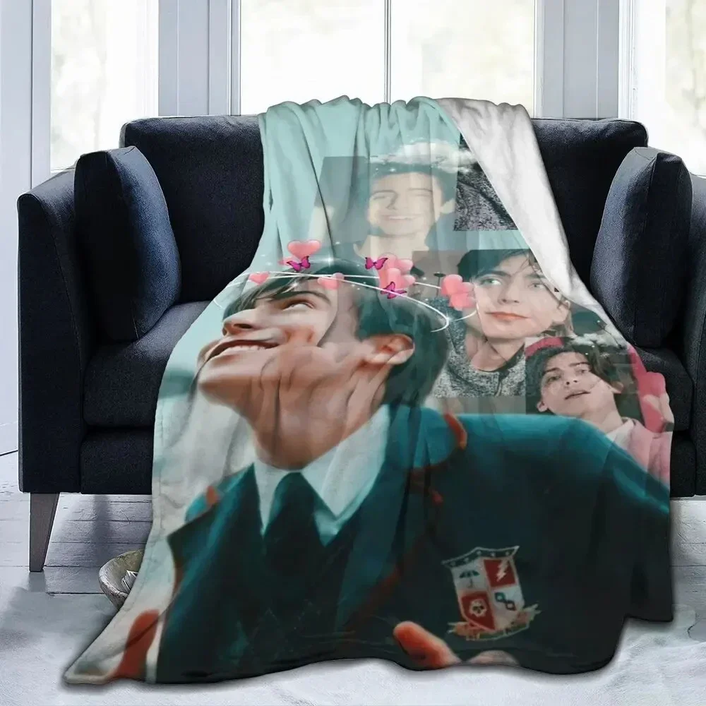 3D Printed Blanket Draco Malfoy Collage Flange Blanket Bed Throw Soft Cartoon Printed Bedspread Bedspread Sofa Gift