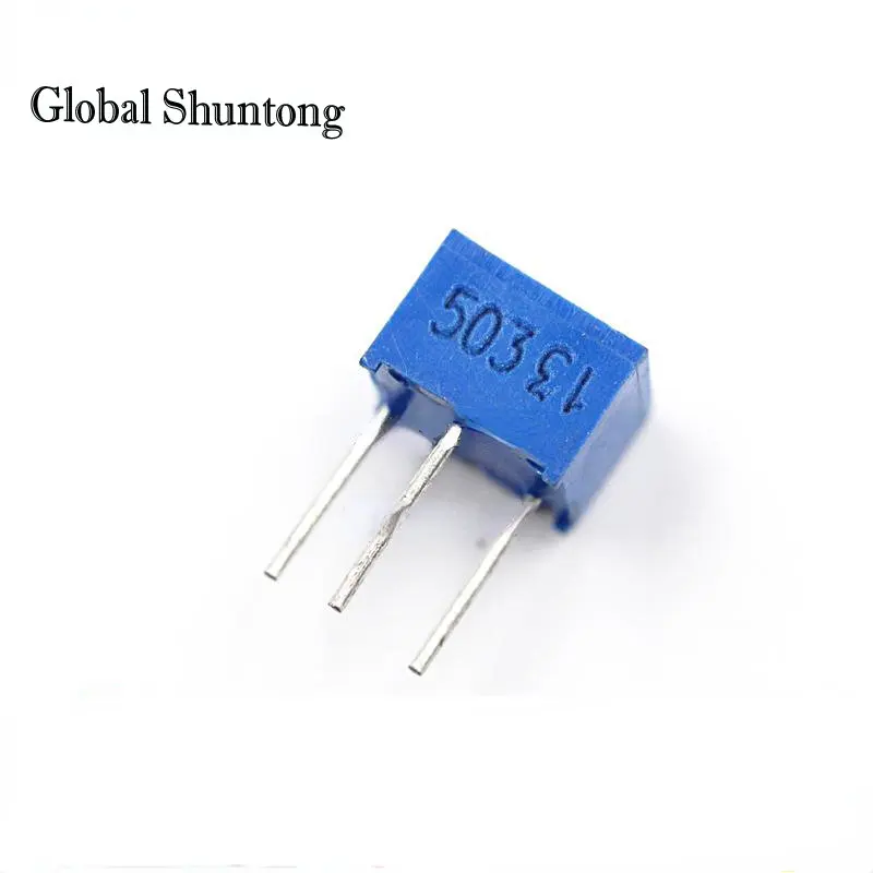 20PCS 3362P-503 Precision Adjustable Single Turn Potentiometer 50K 3362-P503