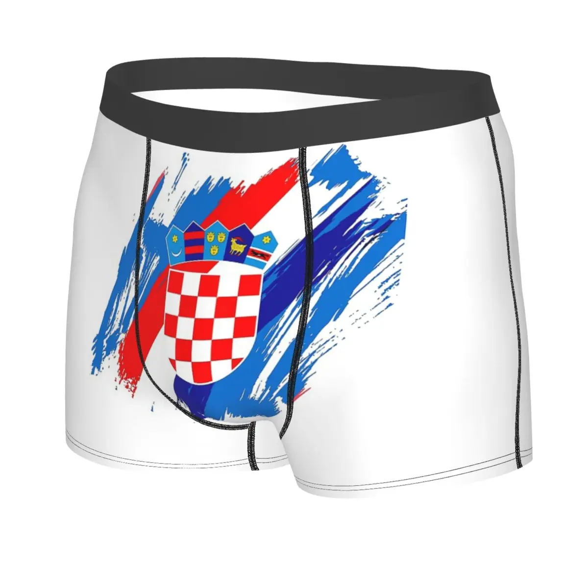 الملاكم السراويل السراويل كرواتيا كرة القدم العلم سراويل الرجال ملابس داخلية مريحة ل أوم رجل صديقها هدية