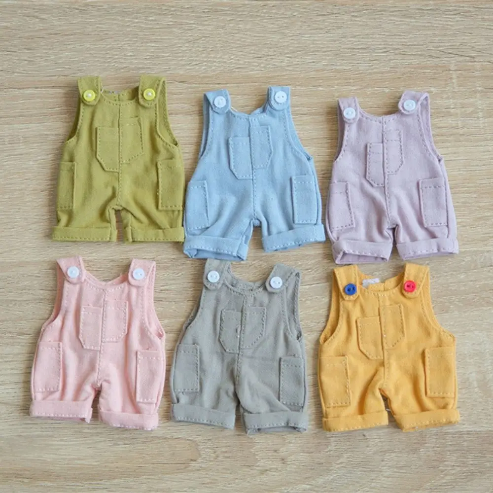 Overall Plush Doll Clothes Suspender Pants Dressing Game Plush Bear Clothes Cute Mini 12cm Cotton Doll's Clothes Children Gift