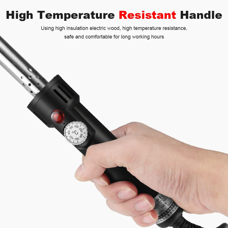 220V Internal Heat Electric Soldering Iron 100W-500W High-Power Welding Repair Tool Constant Temperature Soldering Iron Electric