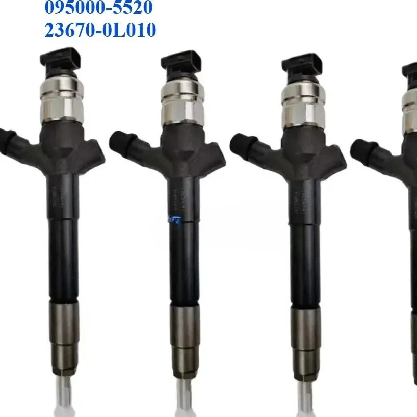 

4-Pack New Diesel Fuel Injector Nozzle 095000-5520 23670-0L010 for TO-YOTA HILUX-