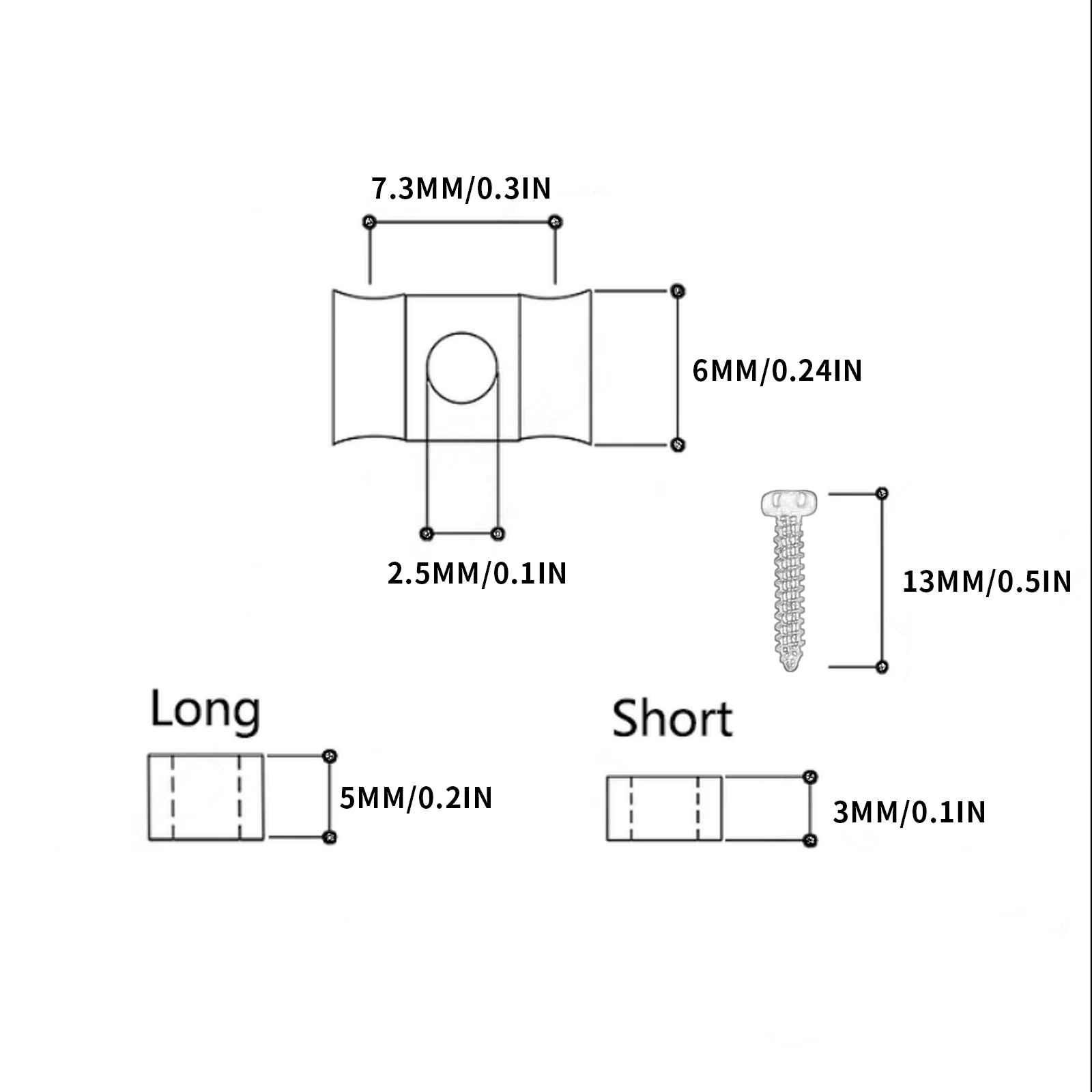 Electric guitar string buckle accessories, head lock, string stabilizer, butterfly shaped circular column suitable for ST/SQ/TL