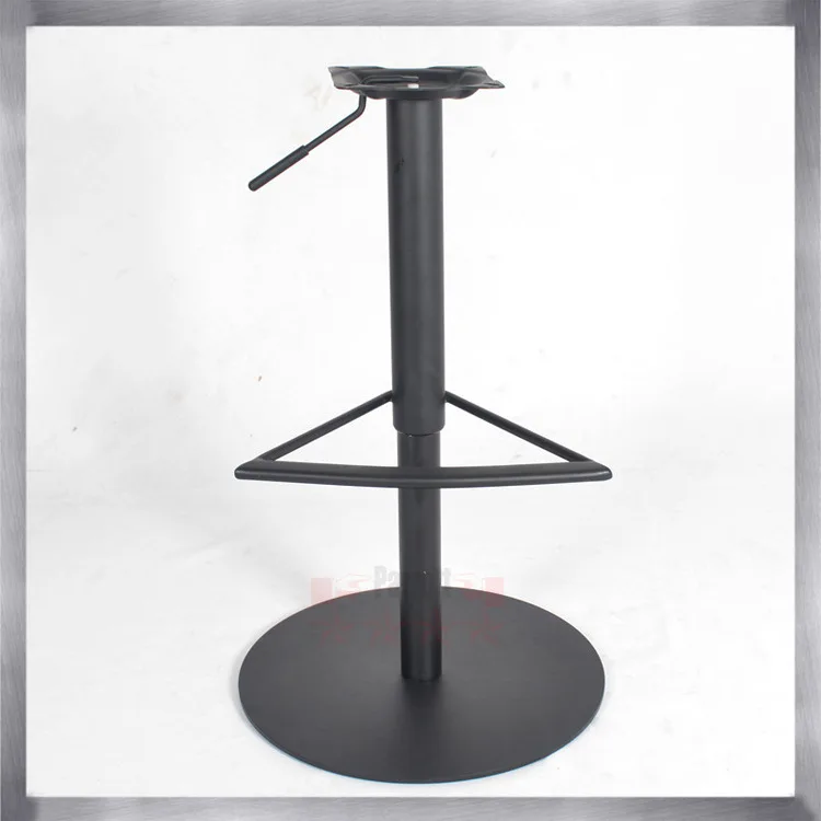 

Iron black powder spraying bar, chair lift rotating base, fashionable style, bar chair bracket