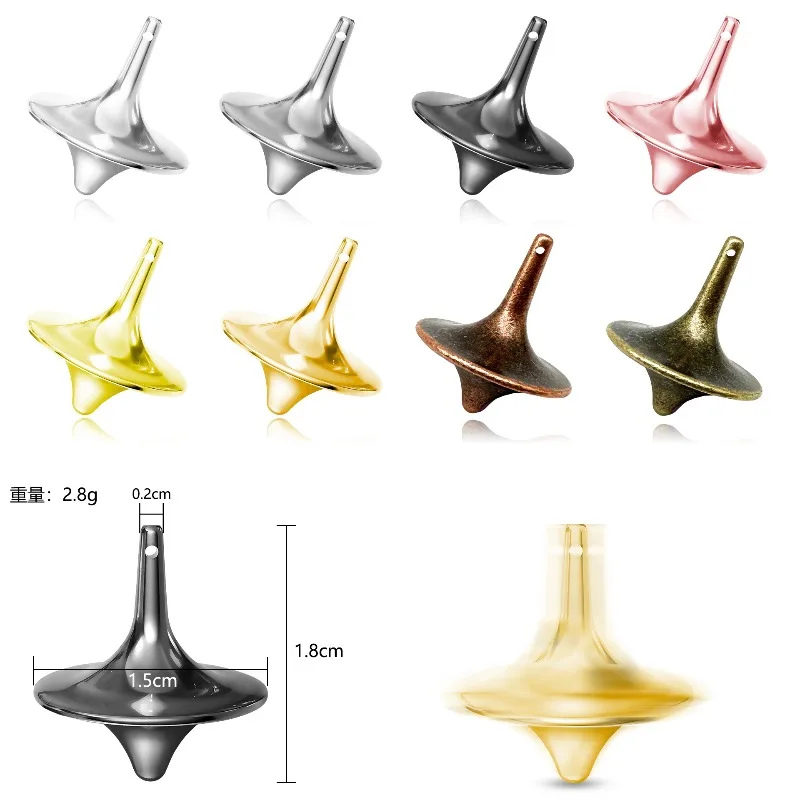 ミニフィジェットスピナー クリエイティブミニフィンガートップ ジャイロハンドスピニングトップ 指先用小型ジャイロスコープ ストレス解消フィジェットトイ 大人向け