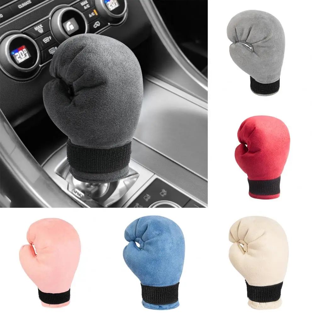 

Universal Gear Handle Cover Gear Handle Cover Cozy Winter Plush Car Gear Shift Collar Adorable Thickened Gloves Cover for Auto