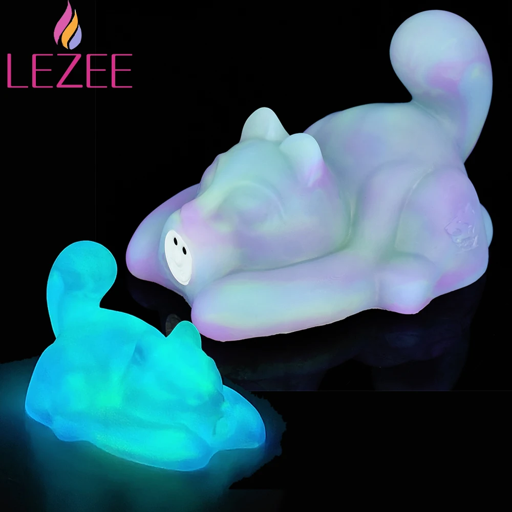 

LEZEE Lotus Color Animal Vibrator Grinder Remote Control Glow Sex Grinders Clitoris Prostate Massager Toys Adult Products