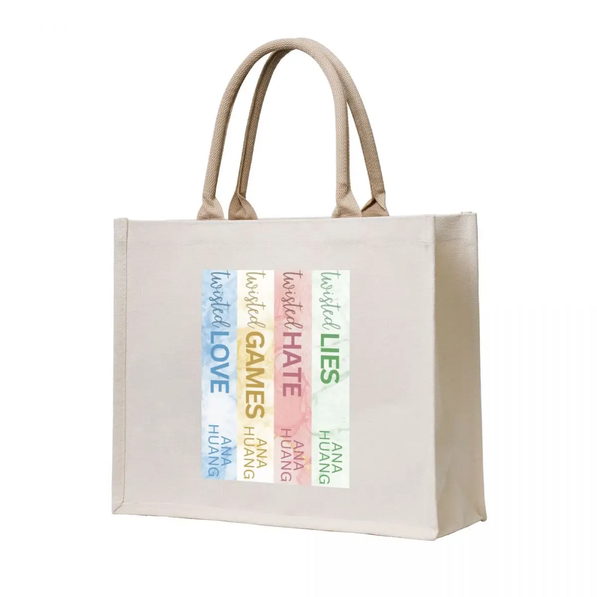 

Twisted Series Book Stack Tote Bag Shopper handbag Canvas Big bag women