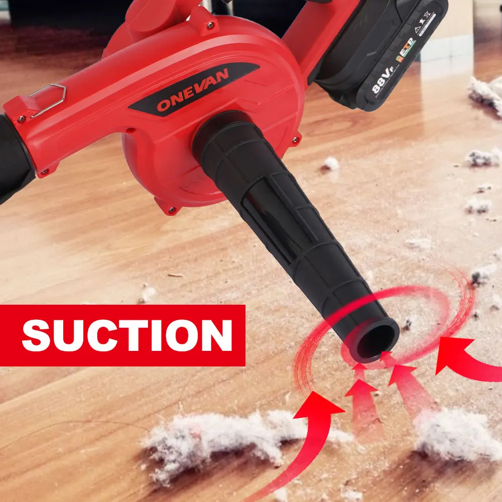 ONEVAN 3500W Electric Air Blower 36000RPM Cordless Vacuum Clean Air Blower Dust Cleaning Blowing Tool For Makita 18V Battery Pin