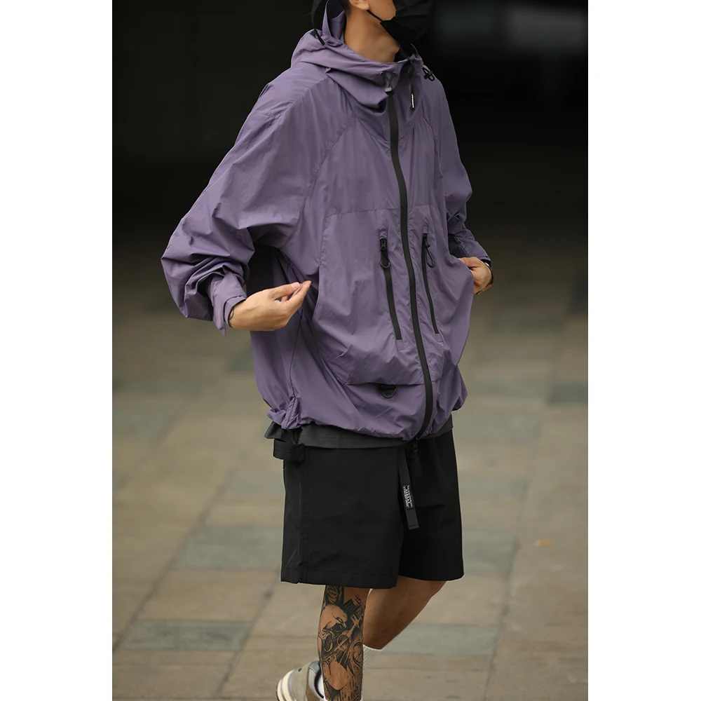 

LHstore Легкая дышащая куртка с защитой от ультрафиолета для мужчин и женщин, летняя модная ветровка