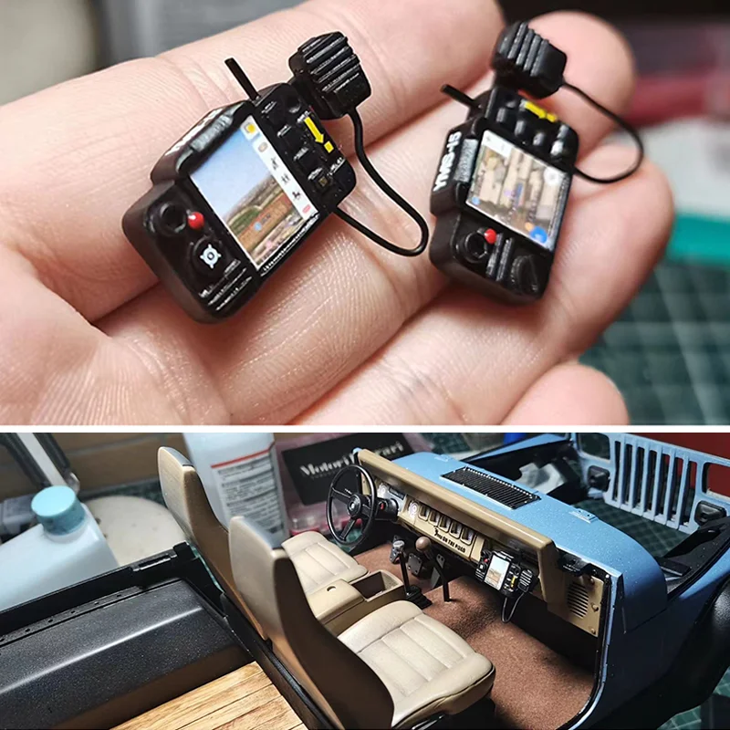 Model Mini Central Control Navigation Device 1/14 Tamiya Truck Trailer Car GPS 1/10 RC Tracker TRX4 RC4WD Diy