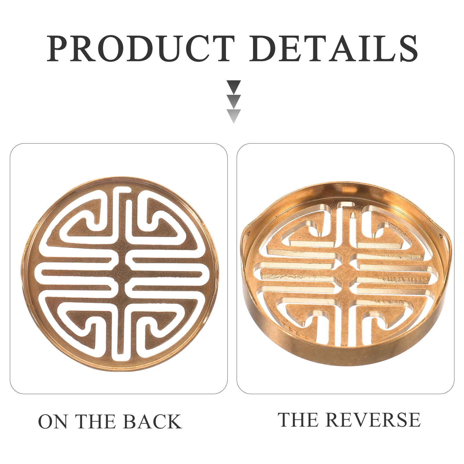 

incense diy mold tool incense press accessory copper incense shaping tool ash press mold creative pattern incense press