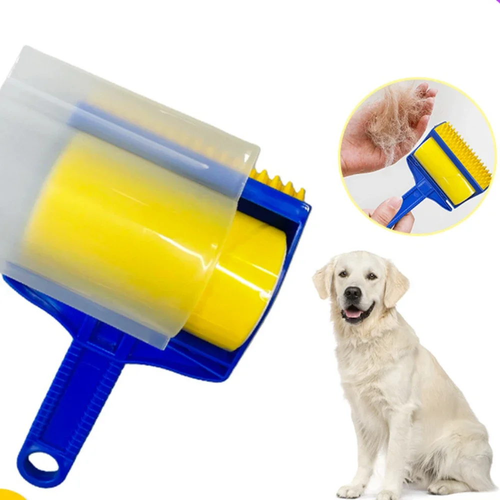 Reusable Lint Remover Washable Silicone Dust Wiper Cat Dog Comb Tool Pet Hair Remover Cleaning Brush Tools Sticky Roller Brush