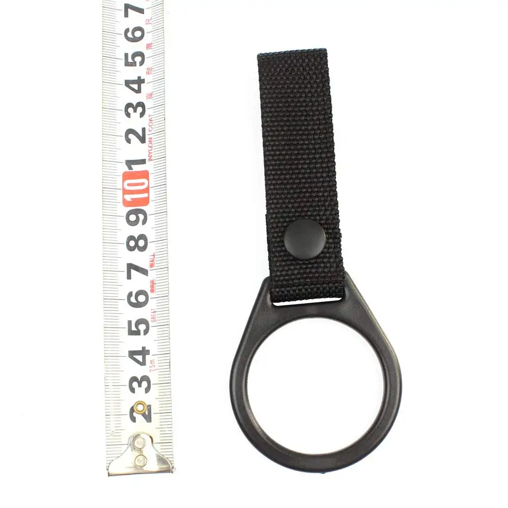 1 Stuks Tactische Baton Ring Houder D/C Mobiele Zaklamp Ring Houder Duty Riem Accessoires Zijhandvat Ring Baton holster