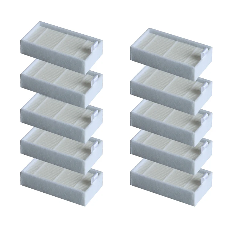 Hepa filtro para ilife v5 v5s v3 v3s v5pro v50 v55 x5 v5s pro, peças robô aspirador de pó, 20 peças