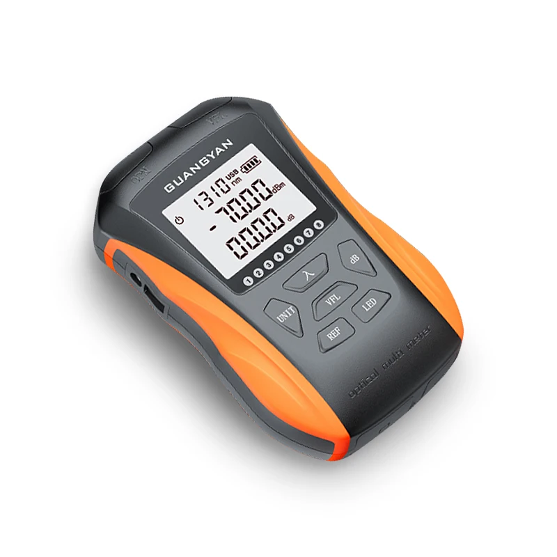 

New 6-in-1 OPM fiber optic tools vfl 15mw Handheld Fiber Optical Equipment Rechargeable OPM optical power meter with vfl
