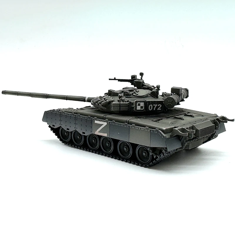 ARTISAN 1:72 Scale Plastics Russian T80 T-80BV Main Battle Tank Model Militarized Combat Track Type Classics Gift Static Display