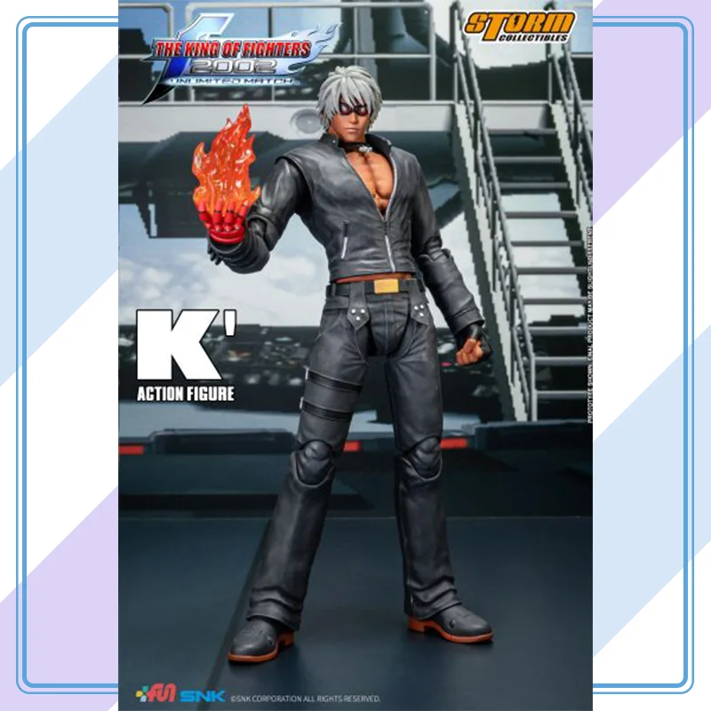 

【100%original】Storm in Stock K' - THE KING OF FIGHTERS 2002 UM Collection Series Model Cartoon Character Garage Kit Gifts Toys