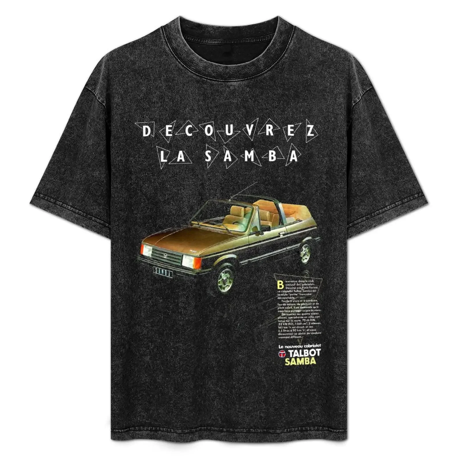

TALBOT SAMBA CABRIO T-Shirt aesthetic clothes summer top customs design your own essential t shirt vintage t shirt men