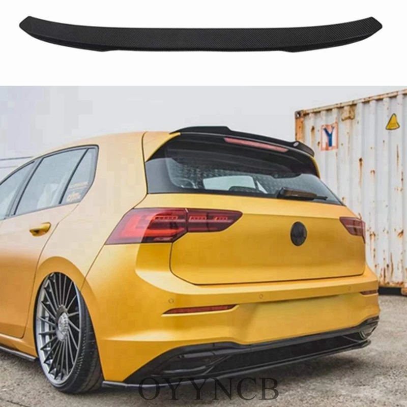 

For Volkswagen GOLF 8 Pro/RIine MAX Roof Spoiler A Style 2020 2021 High Quality ABS Material Car Spoiler