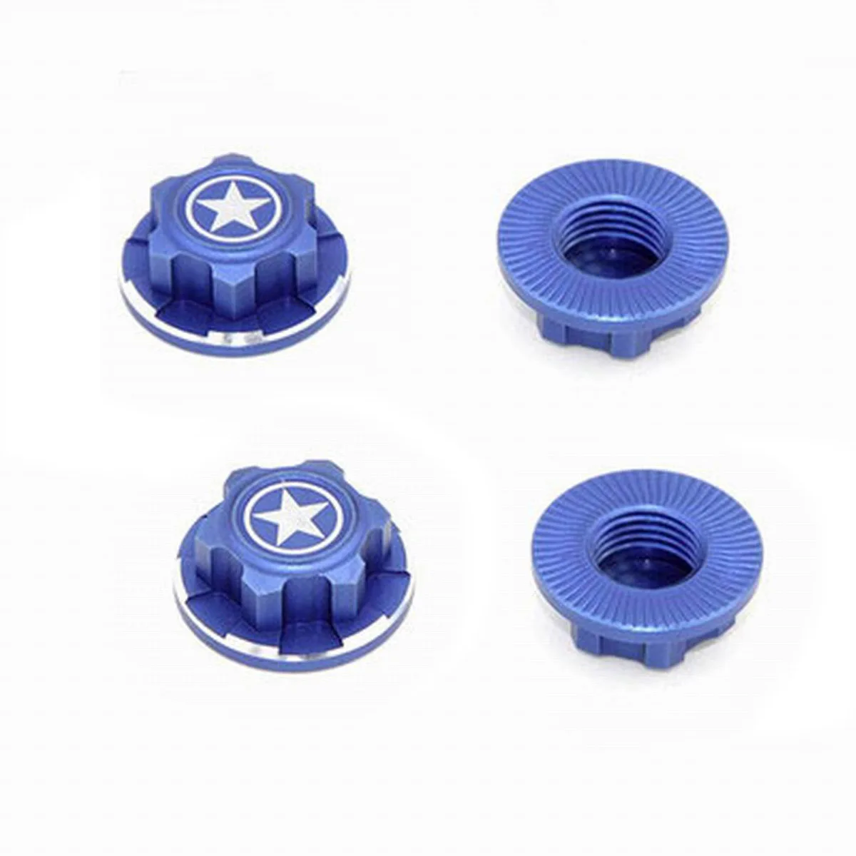 New RC Cars Aluminum 17mm Dustproof Non-slip Anti-Skid Hex Wheel Nuts For 1/8 TRX X-Maxx Summit E-Revo ARRMA Buggy CNC