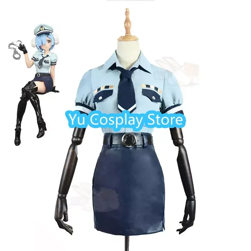 

Anime Re:Life in a different world Rem Cosplay Costume Cute Party Suit With Hat Tail Halloween Carnival Uniforms Custom Made