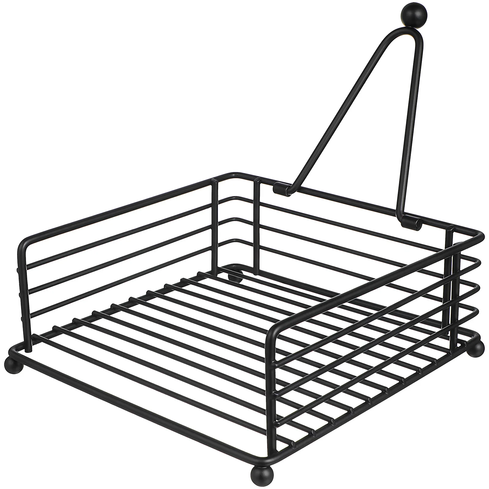 

Metal Napkin Holder Square Shape Large Capacity Napkin Dispenser Table Kitchen Bathroom Kitchen Decor Napkins Holder