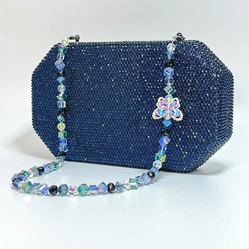 

WHTUOHENG Diamond Evening Clutches Green/Gold /Silver Clutch Purses Crystal Handbags Luxury Rhinestone Women Wedding Party Bag