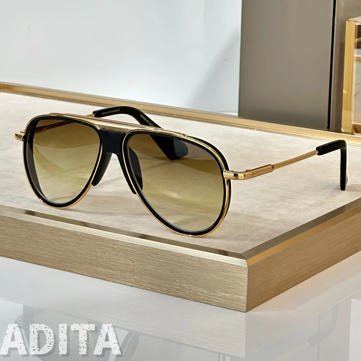 

DT INTIAGER DTS211 Top Quality Sunglasses For Men Classic Women Luxury Brand Designer Fashion Sun Glasses UV400 With Box