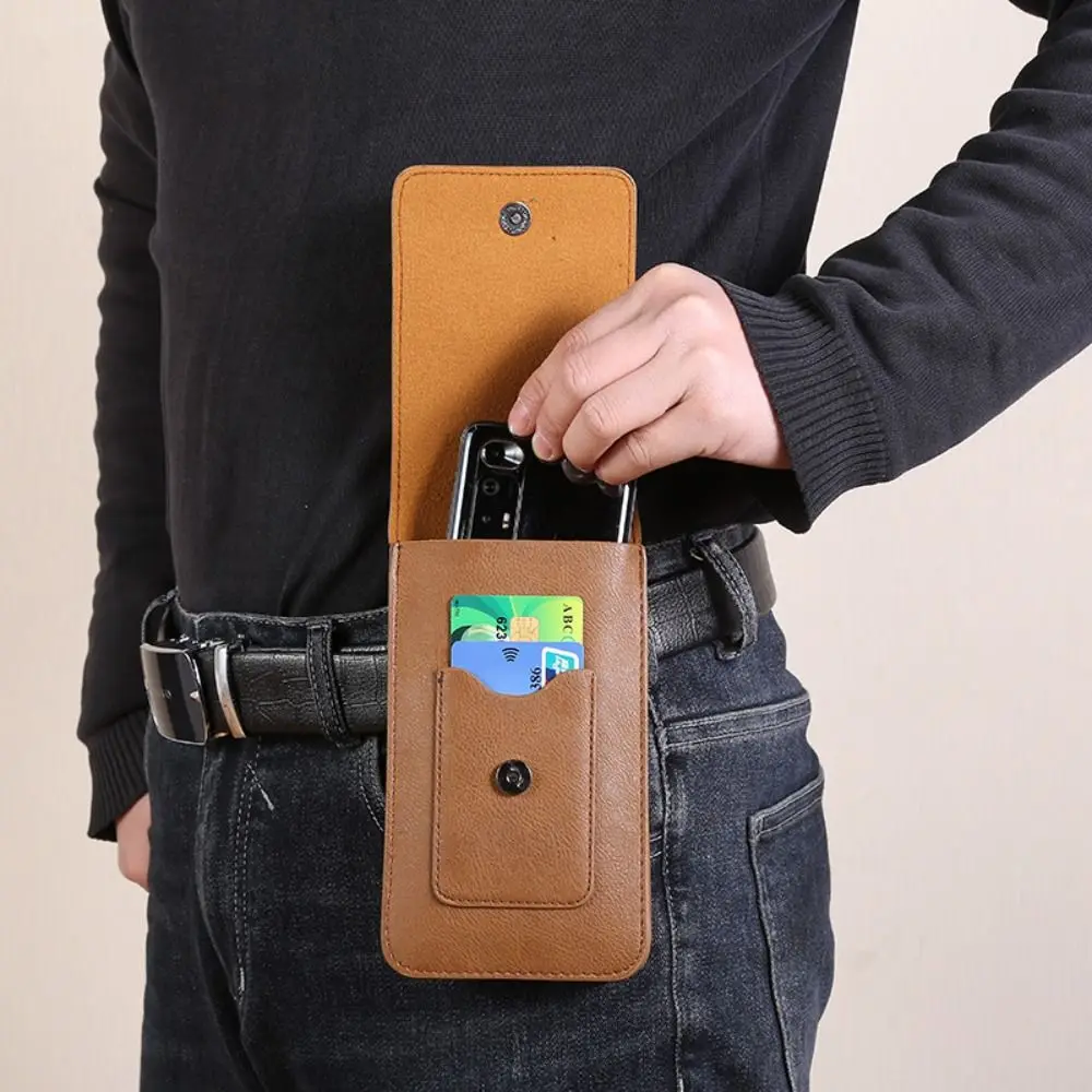 

Large Capacity Mobile Phone Pouch Holster Sport with Metal Buckle Phone Belt Clip Holster Waterproof Charming