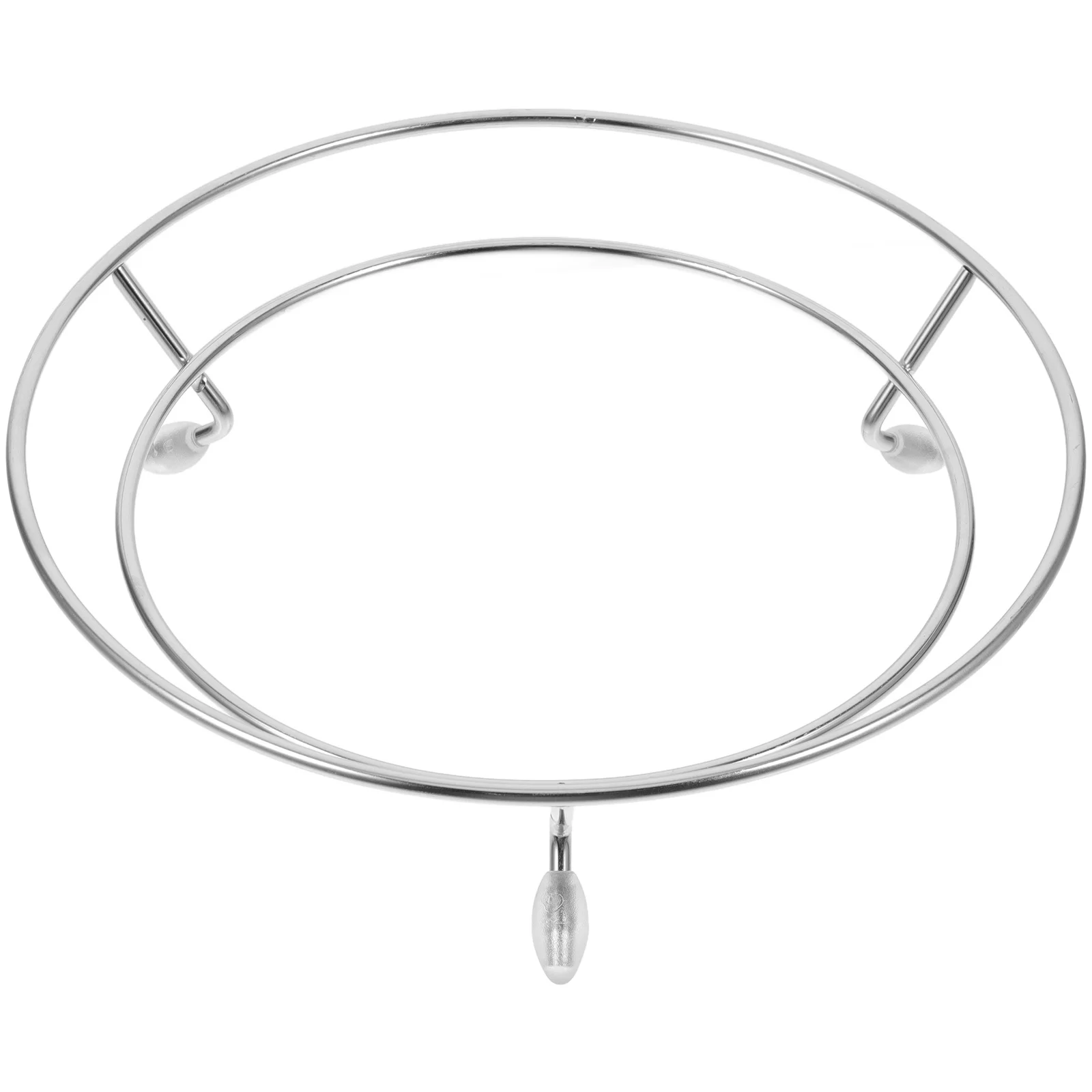 Stainless Steel Pot Rack Organizer Kitchen Storage for Pots Trivets Easy Clean Heat Resistant Compact Design Pan Stand