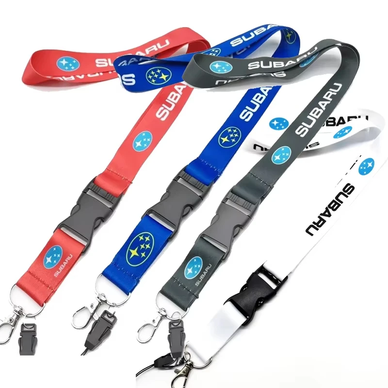 

Printed Car Logo Neck Lanyard Keychain, ID Card Phone Strap For Subaru XV STI Impreza Forester BRZ WRX Levorg Ascent Tribeca
