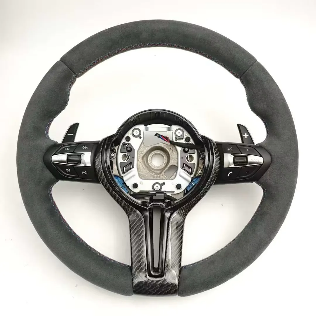 

Спортивный руль в стиле CS из карбона для BMW F10/F20/F22/F30/F31/M2/M3/M4/F82/F90/X5/F15/E70/E90