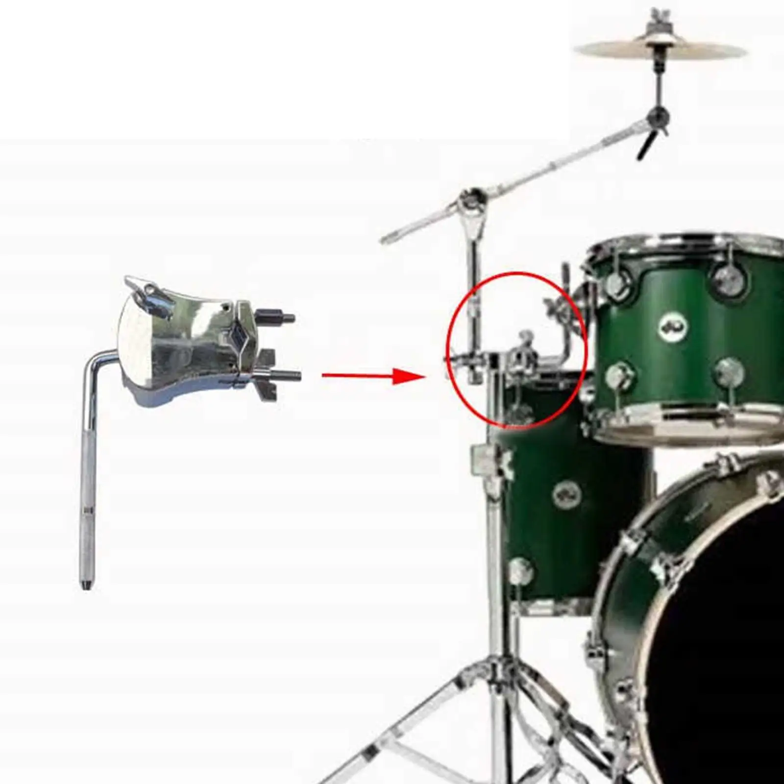 

Tom Holder Metal Musical Instrument Accessory Drum Set Accessory Instrument