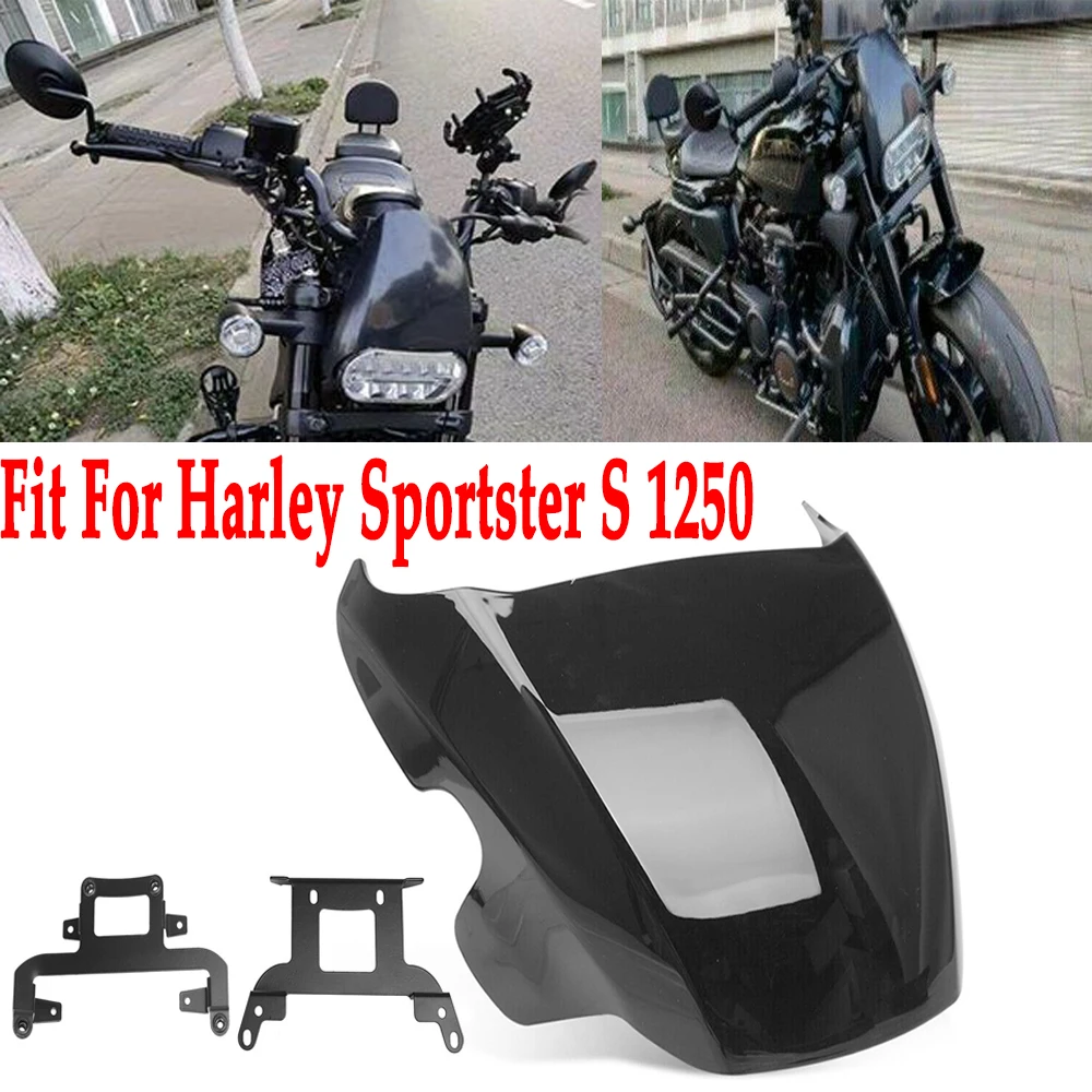 

Глянцевый черный ABS обтекатель фар мотоцикла для Harley Sportster S 1250 RH1250 2021-2022, аксессуар для передней фары