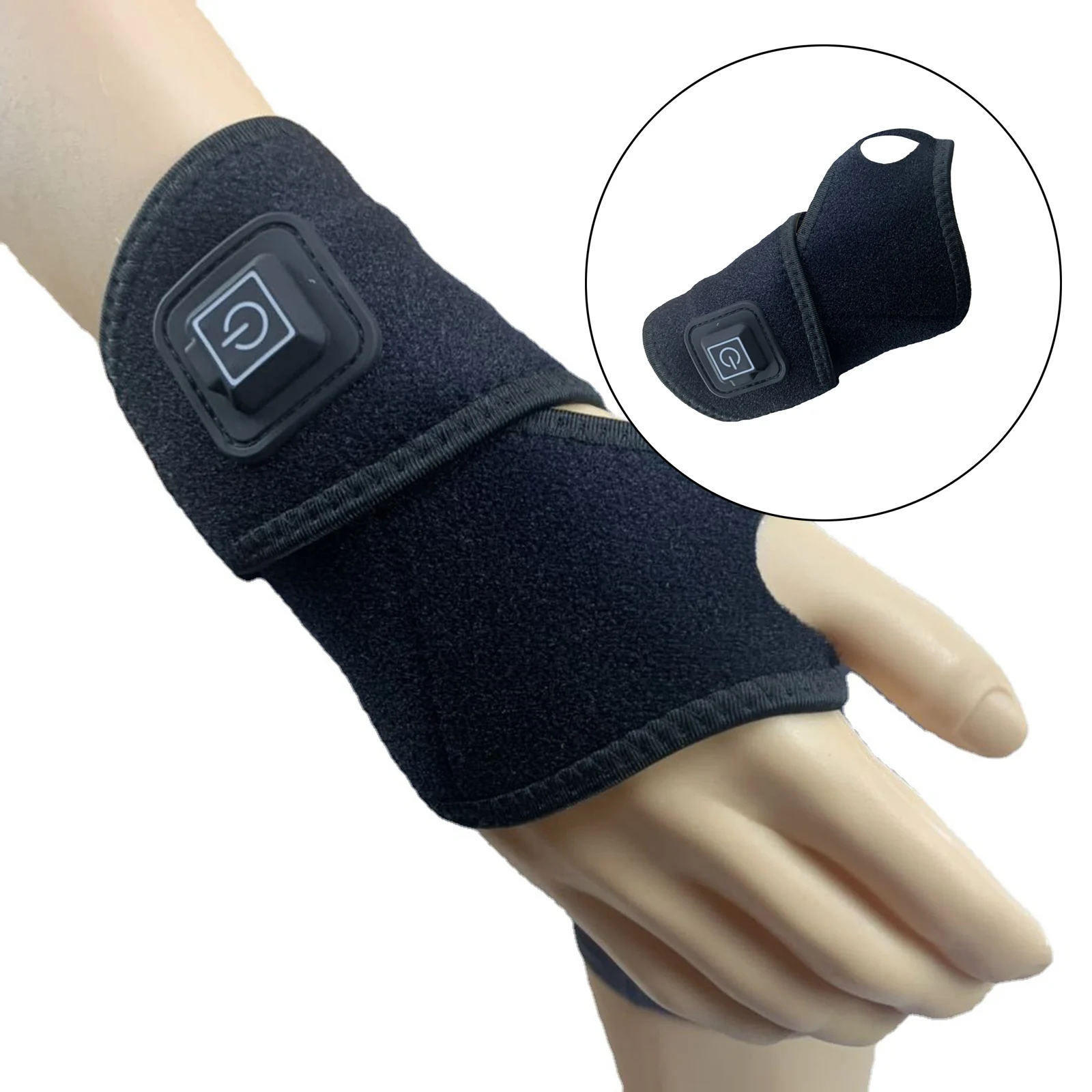 Electric Heating Wrist Massager Adjustable for Hand Temperature Control