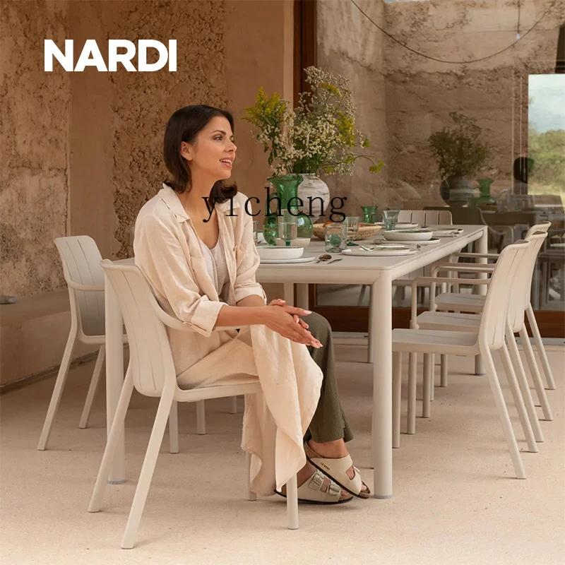 

TWR new outdoor garden table and chair combination villa outdoor chair rain-proof and sun-resistant