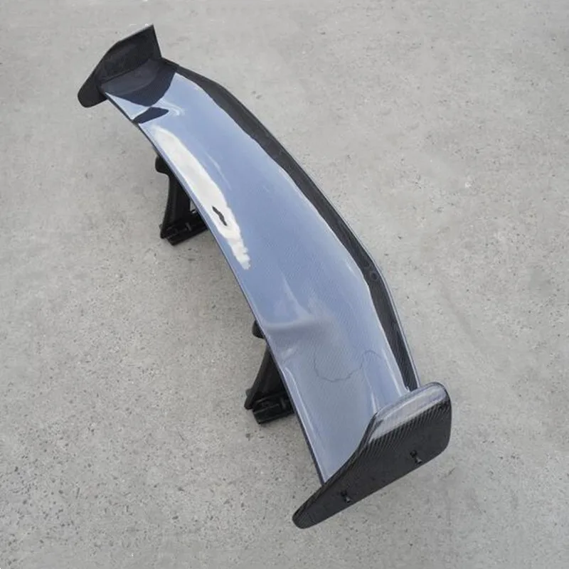1400mm VC GT Style Rear Spoiler Wing CF for 2001-2007 Lancer Evolution EVO 7 8 9 Carbon Fiber CF 3