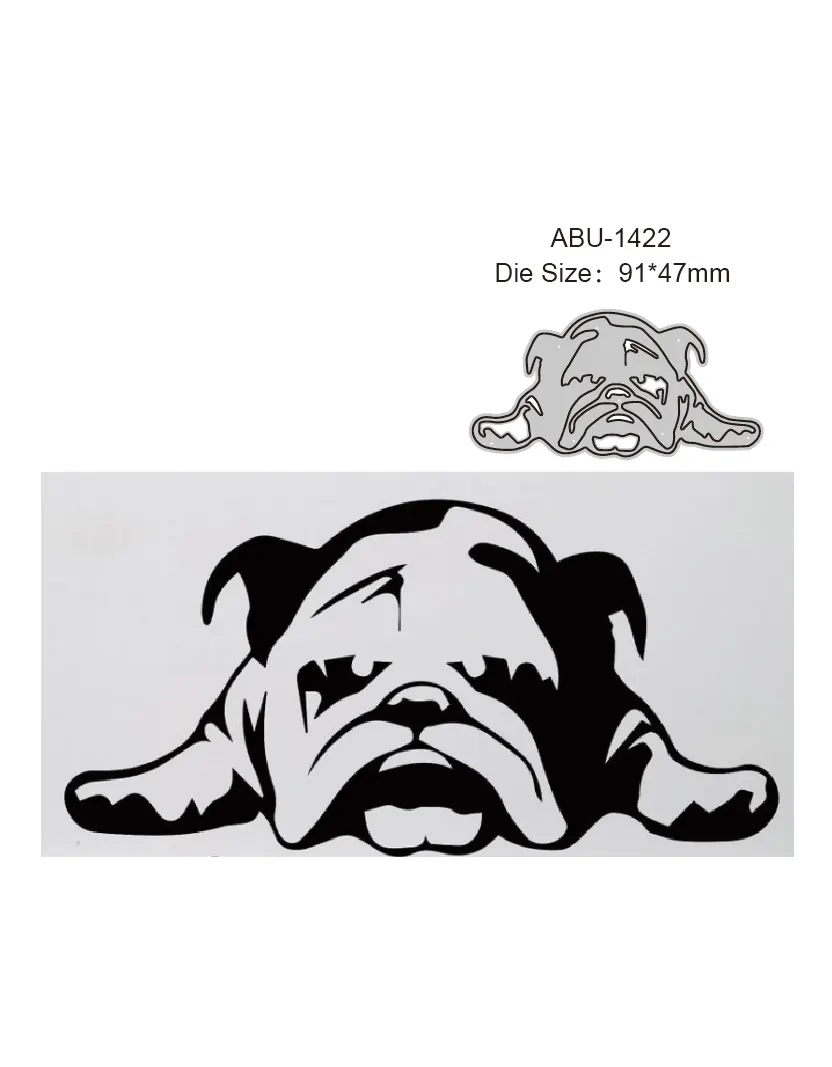 eagle pug chick  2022new metal cutting mold die dies decoration background scrapbook greeting Diy card crafts