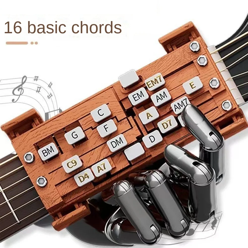 Guitar Learning Tools Acoustic Guitar Chord Presser Portable Guitar Practice Aid Guitar Teaching Presser Guitar Chord Helper