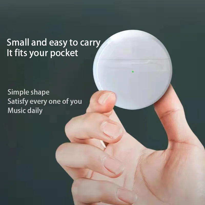 TWS Pro 6 Wireless Bluetooth Headset Noise Cancelling In-ear Earbuds with Mic Wireless Headphones for iPhone Bluetooth Earphones image 4