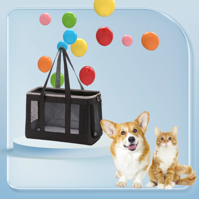 

Pet Go Out Portable Summer Breathable Mesh Pet Bag Puppy Pet Bag Cat Bag Dog Bag Pet Supplies Factory Pet Backpack Dog Bag