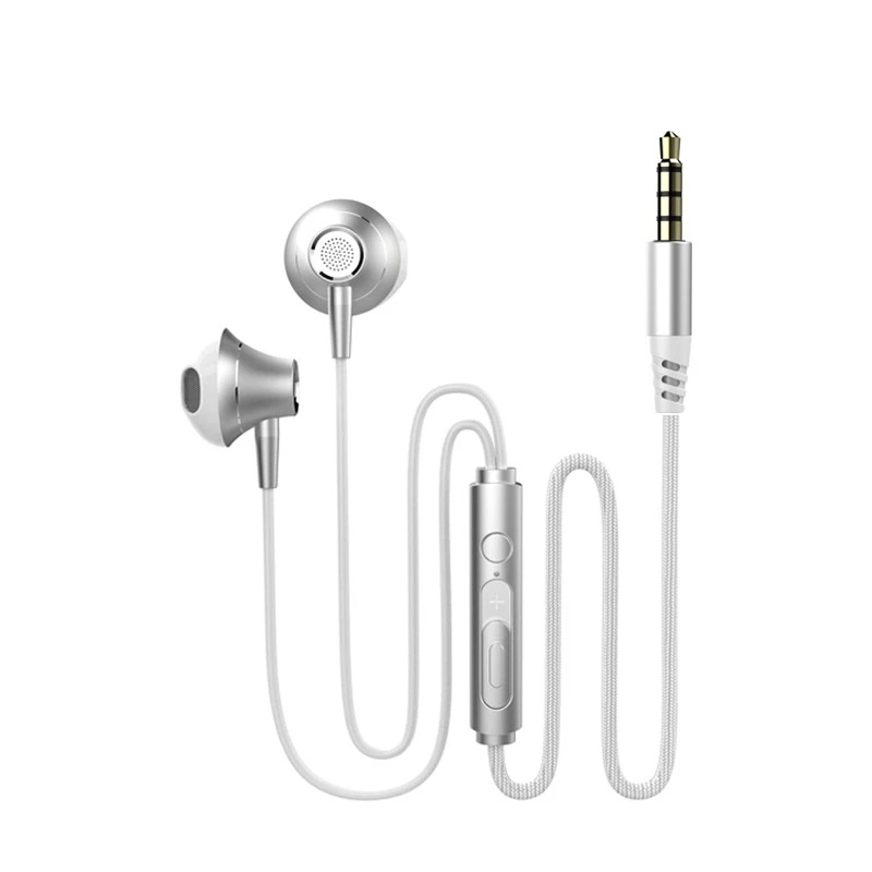 Loa Siêu Trầm Có Dây Tai Nghe Dành Cho Điện Thoại Di Động Android Máy Tính Trong Tai Tai Nghe Có Dây Chơi Game Cáp Tai Nghe Âm Thanh Stereo Tai Nghe Nhét Tai