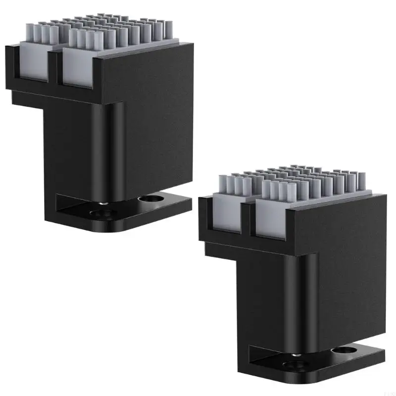 

Pack of 2 High Quality Aluminum Nozzle Brush Set 3D Printing On Design Prevents Color Mixing Reliable Performances F19E